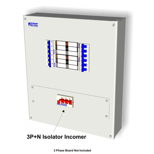 63A 3 Pole TP&N Incoming kit With Isolator and Connectors MS363K