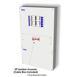 160A 3 Pole TP Incoming kit With Isolator Connectors and Spreader Box MS3160K