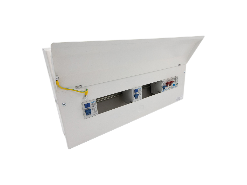 RCBO or MCB + Surge Protection - Fitted Consumer Unit IP40 - 3