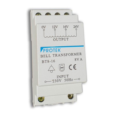 24V 8VA 2 Module Bell Transformer BT8-24