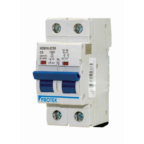 40A 2 Pole 2 Module 'C' Curve 10kA HDMCB HDMCB-2C40