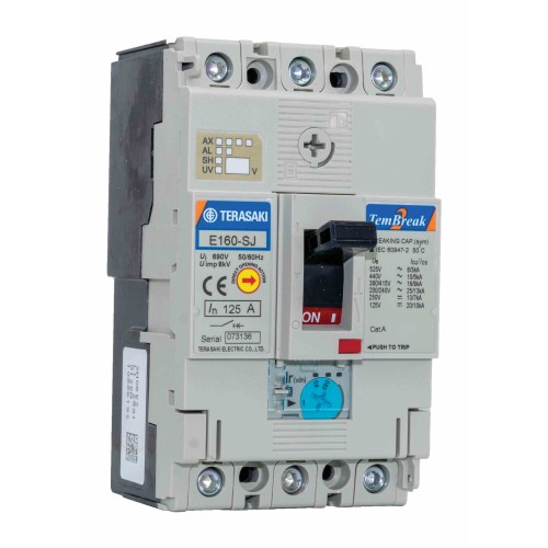 125A 3 Pole 16kA Adjustable E160 Frame Size MCCB MC3P125TS 125A 3 Pole 16kA Adjustable E160 Frame Size MCCB MC3P125TS