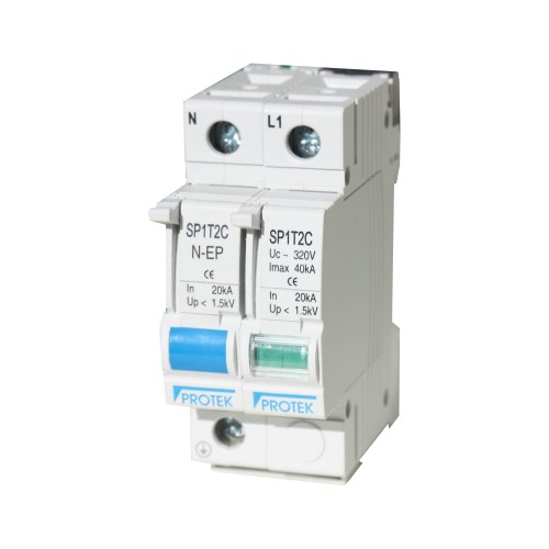 Protek Electronics Single Phase Surge Guard Surge Arrester TNX TNS TT Systems SP2T2